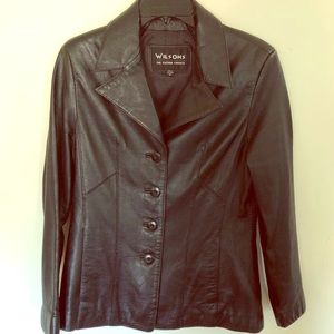 Wilson’s Notch Collar Genuine Leather Jacket